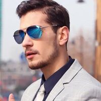 Kính râm phân cực nam Classic ROUPAI - Xanh biển