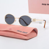 Kính râm sang trọng dành cho nam và nữ, bảo vệ UV400, thiết kế thương hiệu thời trang, đẹp, kính râm lái xe, hình bầu dục thanh lịch, khung kim loại, mát mẻ