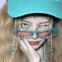 Kính Râm Sành Điệu Thon Gọn Kính Gọng To Màu Kẹo Tôn Lên Khuôn Mặt Nhỏ Nhắn Cao Cấp