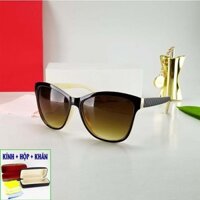 Kính râm thời trang nữ - Đủ hộp đựng kính và khăn lau