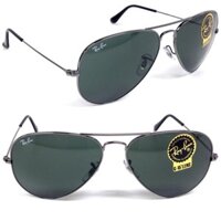 Kính râm thời trang Rayban Pilot chính hãng rb3025 w0879 gunmetal / Green