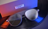 Kính râm Thom Browne TB809 BGRYSLV Satin Crystal Grey Silver