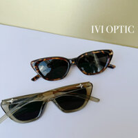 Kính râm unisex G,M dáng mắt xếch nhựa dày dặn tròng UV400