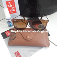 Kính Rayban Ống kính thủy tinh Chris RB4187 màu nâu nguyên bản