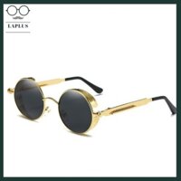 Kính thầy bói cao cấp - phong cách vintage - kính form tròn - Tặng kèm hộp đựng khăn lau