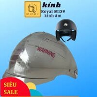 Kính thay Mũ Bảo Hiểm  Royal M139 kính âm ( Kính Nón 139)