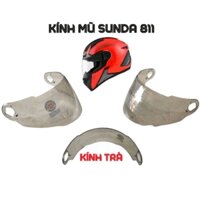 Kính thay thế mũ bảo hiểm SUNDA 811 màu trà