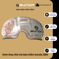 Kính thay thế mũ bảo hiểm Sunda 135D - Chính hãng