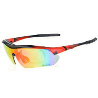 Kính thể thao 3 tròng Basto BS202 - Đen đỏ