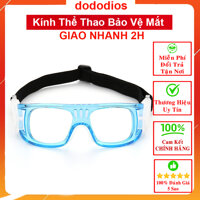 Kính Thể Thao Bảo Vệ Mắt - Kính Chơi Thể Thao Cao Cấp dododios - Có Thể Thay Mắt Kính Cho Người Cận - Xanh dương