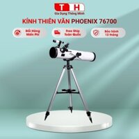 Kính thiên văn phản xạ Phoenix Telescope 76700 (70076) phóng đại 525 lần qua sát bầu trời, ngắm trăng sao rõ nét