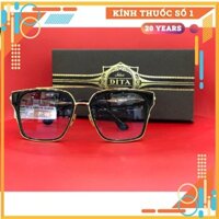 Kính thời trang Dita Arrow 30301B In Black Gold With Brown Gradient Lens