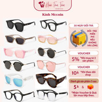 Kính thời trang unisex Mccoin Hàn Quốc Nam & Nữ kính râm đi biển chống tia UV ( 158 mẫu - có sẵn )
