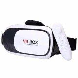 Kính thực tế ảo VR Box phiên bản 2 (Trắng) + Tặng 1 tay cầm chơi game bluetooth  [Hot