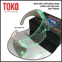 Kính viễn tưởng đèn LED phát sáng nhiều chế độ màu - Có thể gấp gọn