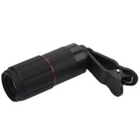 Kính viễn vọng zoom 8X Ống kính máy ảnh Telephoto có clip, Đối với iPhone, Galaxy, Sony, Lenovo, HTC, Huawei, Google, LG, Xiaomi và các điện thoại thông minh khác (Đen)