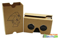Kínhh thực tế ảo Google Cardboard phiên bản 2 hàng giấy Kaft xuất khẩu không cần gạt