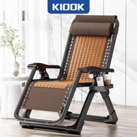 KIOOK Ghế Xếp Thư Giãn Ghế Gấp Gọn Ghế Xếp Ghế Nằm Ghế Ngủ Trưa Chất Liệu Cây Tre