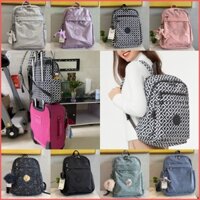 Kipling Ba lô chống thấm nước công suất cao dành cho nữ kipling có túi bên hông ba lô học sinh kpk5197 (9 màu)