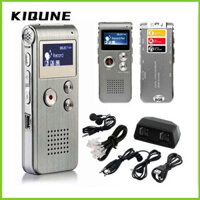 Kiqunegwen Máy ghi âm Mini 8GB Mictaphone Máy ghi âm kỹ thuật số Máy nghe nhạc MP3