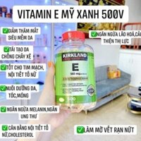 Kirkalnd Vitamin E 500v của Mỹ