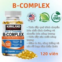 KIRKLAND 8-in-1 Vitamin B Complex tăng cường khả năng miễn dịch và cải thiện khả năng hấp thụ chất dinh dưỡng