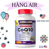 Kirkland CoQ10 300 MG 100 viên bảo vệ tim mạch nhập Mỹ HSD 10/2024