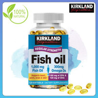 KIRKLAND Dầu cá 1.000 mg Regular Strength hỗ trợ tim, khớp, não và da - Thực phẩm bổ sung*