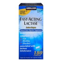 Kirkland Fast Acting Lactase 180v hỗ trợ tiêu hoá