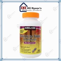 Kirkland Psyllium Fiber Capsules 360 viên - Viên Uống Bổ Sung Chất Xơ.