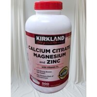 Kirkland Signature Calcium Citrate Magnesium And Zinc With Vitamin D3