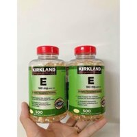 KIRKLAND SIGNATURE E 180MG (400 IU) 500 SOFTGELS --- VITAMIN E 180 MG KIRKLAND 500 VIÊN