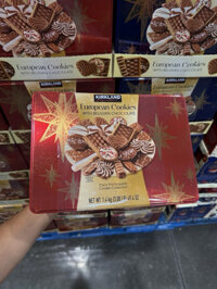 Kirkland Signature European Cookies with Belgian Chocolate – Hộp Bánh Quy Châu Âu Cao Cấp