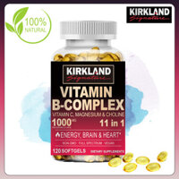 KIRKLAND Vitamin B Complex với chiết xuất lá Mullein thúc đẩy sức khỏe phổi và chống oxy hóa