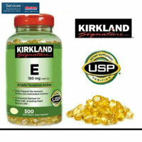 KIRKLAND VITAMIN E 400 I.U CHAI 500 VIÊN DATE 2025