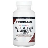 Kirkman Labs Children’s Multivitamin & Mineral with 5-MTHF 120 Capsules