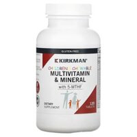 Kirkman Labs Children’s Chewable Multivitamin & Mineral with 5-MTHF 120 Tablets