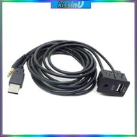 Kiss 1 5M Xe Dash Flush Mount Cổng USB Bảng Điều Khiển Thuyền Tự Động 3 5M AUX USB Nối Dài Cáp Adapter Bền