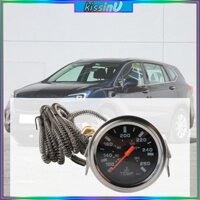 Kiss 52MM Đồng hồ đo nhiệt độ nước với bộ chuyển đổi cảm biến khớp nhiệt độ nước cho ô tô 40-120°C 100-250°F Gạc nhiệt độ nước C