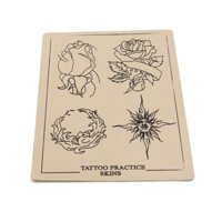 Kissure 10 Chiếc 15 * 20cm Họa Tiết Hoa Hình Xăm Thực Hành Da Hình Xăm Dụng Cụ Thiết Bị Hình Xăm Phụ Kiện Hình Xăm
