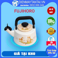 KIT-2.2WK - Ấm Đun Tráng Men Fujihoro KIT-2.2WK ,Sử dụng cho các loại bếp, không sử dụng lò vi sóng và lò nướng