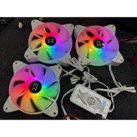KIT 3 Fan Xigmatek GALAXY III ESSENTIAL ARCTIC (BX120 ARGB x3) Cũ