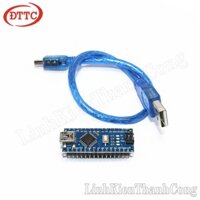 Kit Arduino Nano V3.0 - Chip ATmega328P + Cáp USB