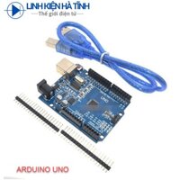 Kit Arduino Uno R3 Chíp CH340G Dán -Tặng Dây Kết Nối (BH 06 Tháng)