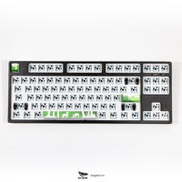 Kit bàn phím cơ custom Fuhlen CK87S (hotswap XUÔI, top mount, RGB) – tặng kèm Keycap