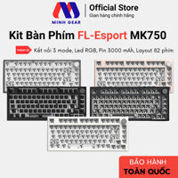 KIT bàn phím cơ FL-Esports MK750 - 3 Mode / Led RGB / Hotswap