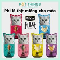 Kit Cat Fillet Fresh bánh thưởng phi lê thịt miếng cho mèo 30g