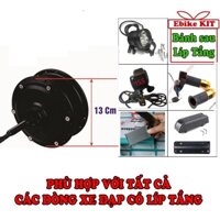 Kit Chuyển đổi xe đạp thể thao thành xe điện trợ lực sử dụng động cơ LÍP TẦNG 24V/36V | 250W-350W