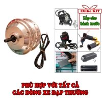 Kit Chuyển đổi xe đạp thường thành xe đạp điện bánh trước phanh Cơ 24V/36V | 250W-350W