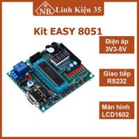 Kit EASY 8051 chống ngắn mạch màn hình LCD1602 và LCD12864 còi chíp 5V dễ tháo lắp